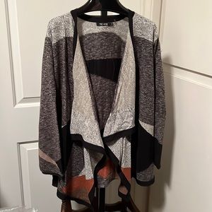 NIC + ZOE open front cardigan 3/4 sleeve